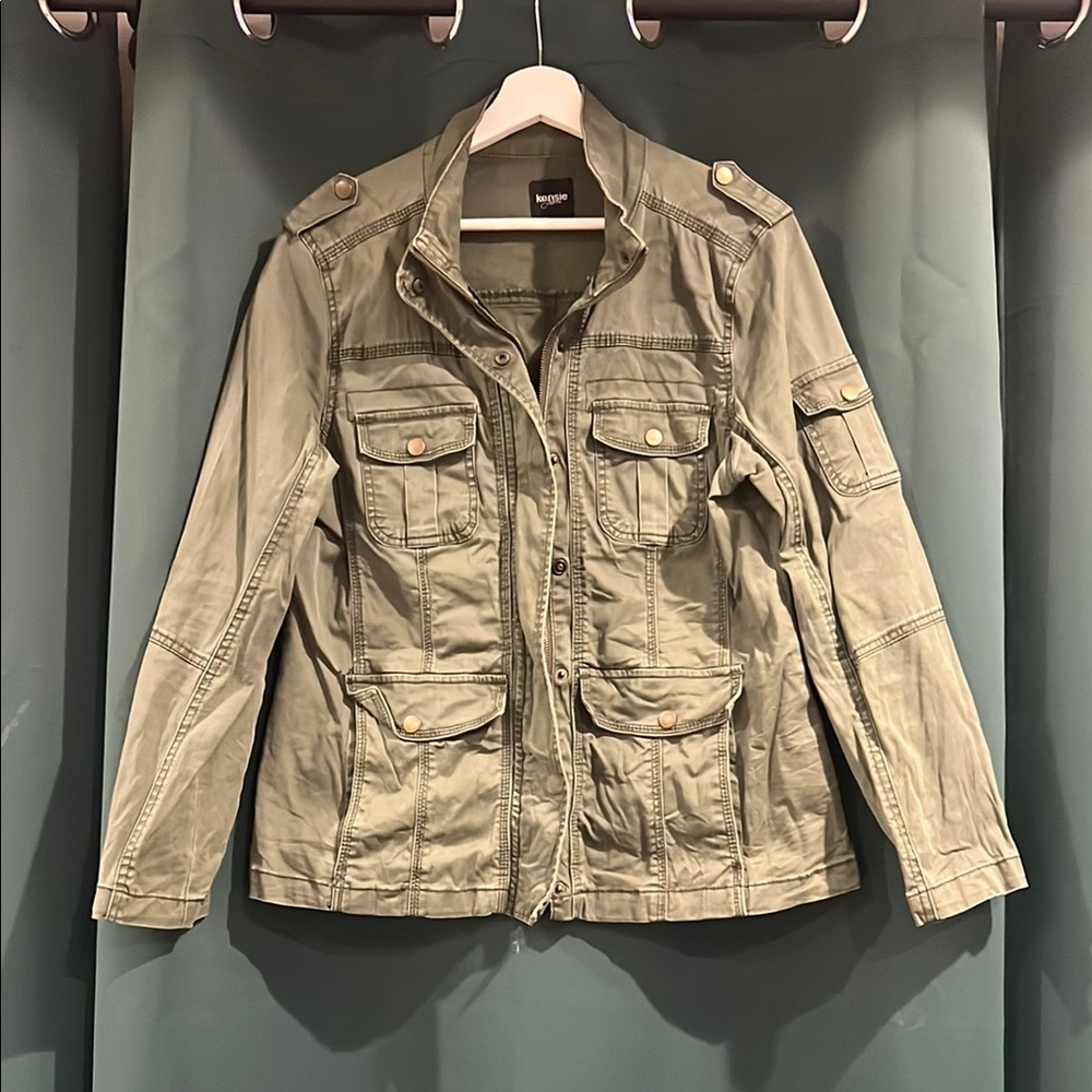 Women's Green Military Jacket